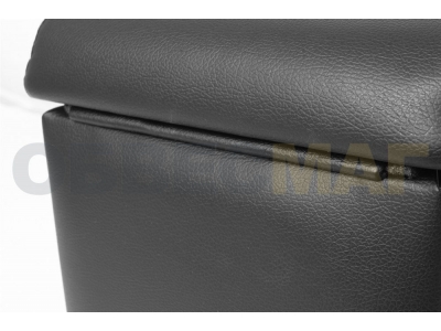Подлокотник Restin экокожа чёрный для Volkswagen Polo Sedan 2009-2020